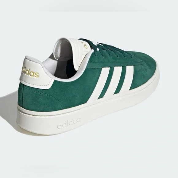 Adidas Grand Court Alpha 00s sneakers - 9 green suede with white stripes - Picture 4 of 11